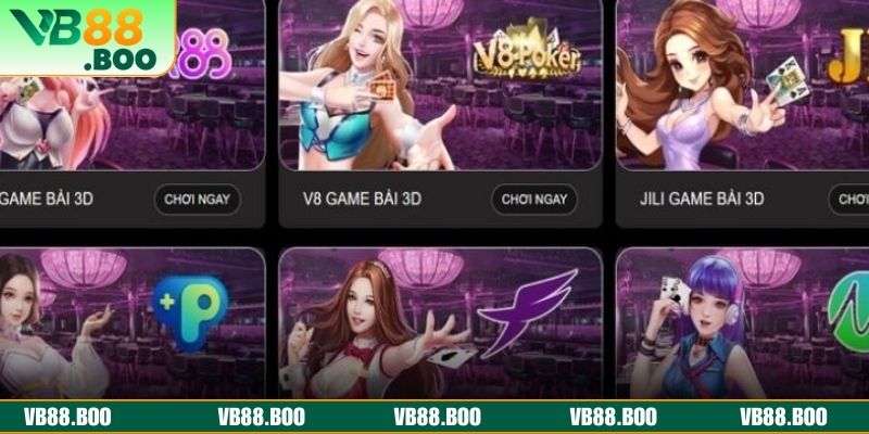 Ưu điểm ấn tượng của sảnh R88 game bài 3D